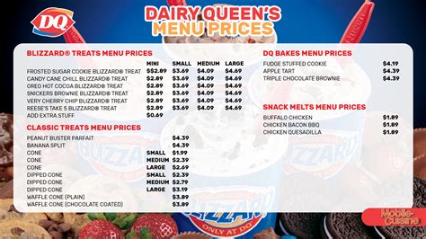 dairy queen food|dairy queen menu with prices.